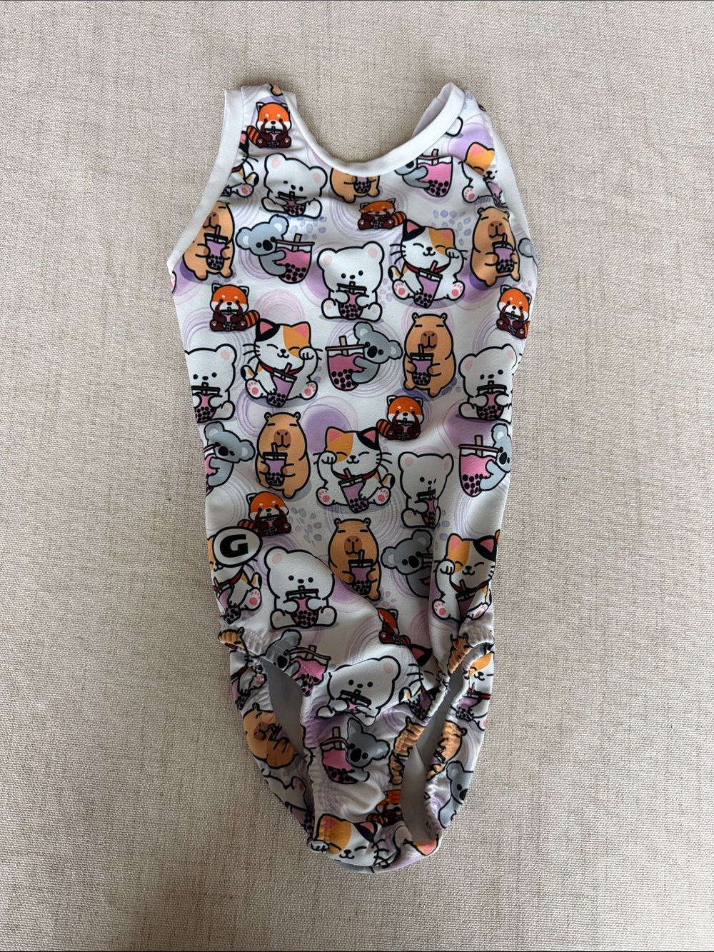 Like NEW GymGear Canada Boba ice tea 2.0 gymnastics leotard!